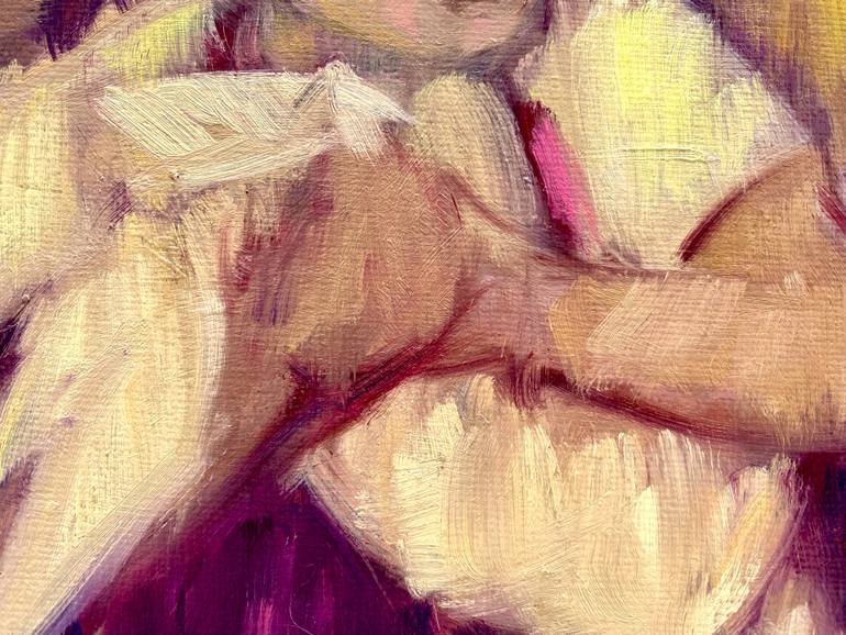 Original Fauvism Children Painting by Barbara Petit Lisy