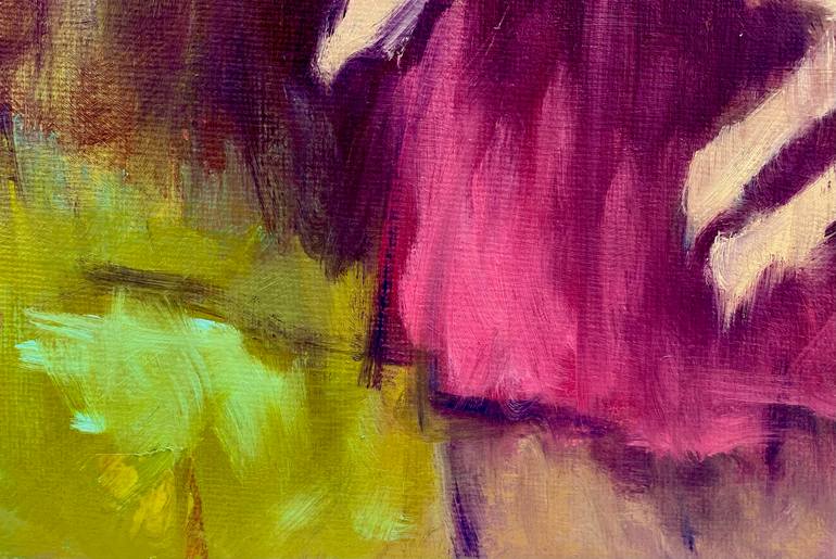 Original Fauvism Children Painting by Barbara Petit Lisy