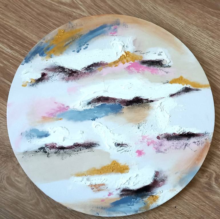 Original Abstract Expressionism Abstract Painting by Margarita Glambert