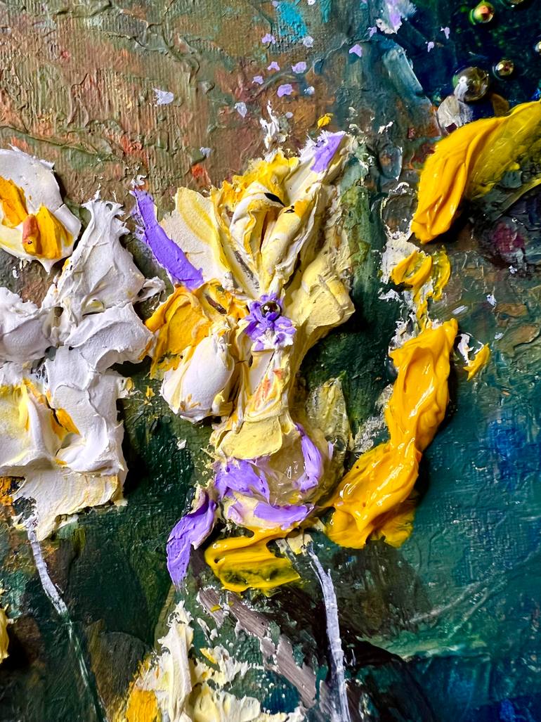 Original Abstract Expressionism Abstract Painting by Margarita Glambert
