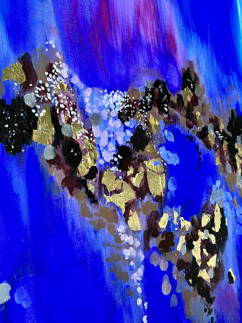 Original Abstract Expressionism Abstract Painting by Margarita Glambert