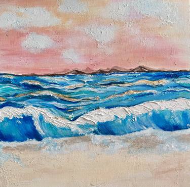 Original Abstract Seascape Paintings by Margarita Glambert