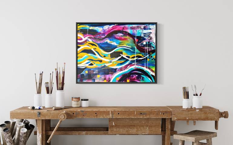 Original Abstract Painting by Margarita Glambert