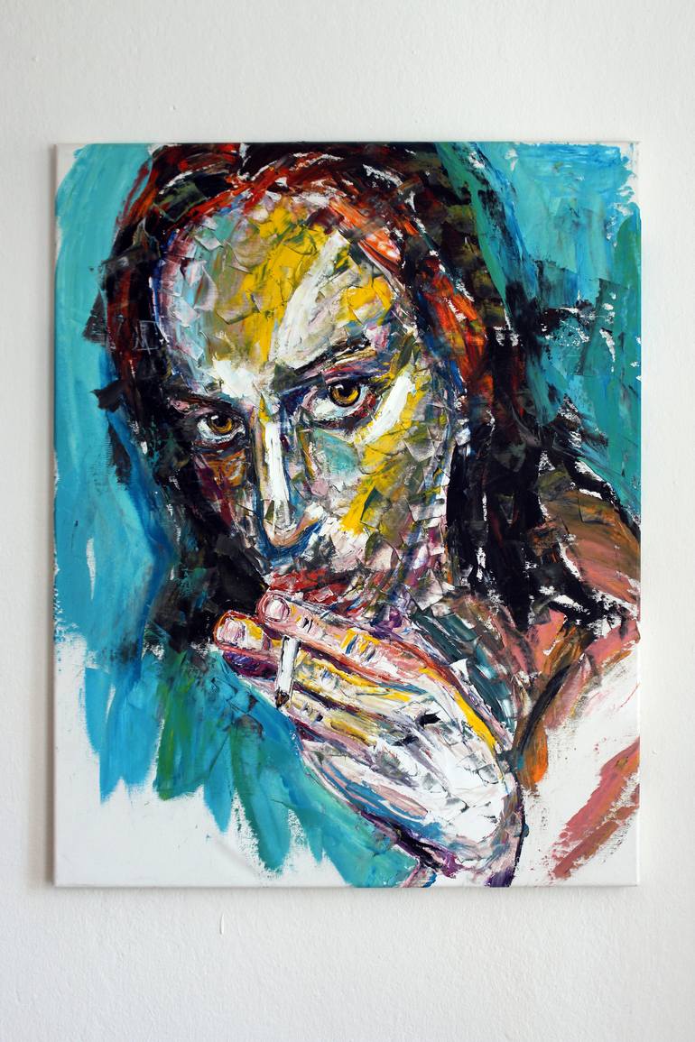 Original Portraiture Portrait Painting by Ralf Leopardi