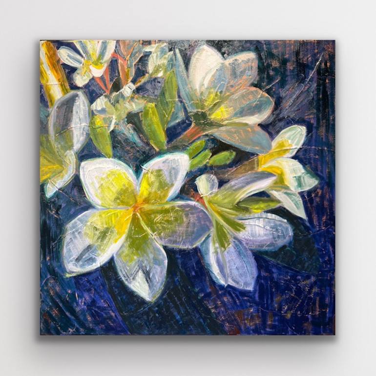Original Contemporary Floral Painting by Blythe Laing