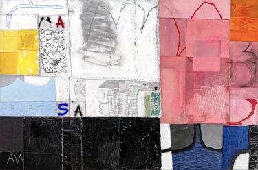 Original Modern Contemporary Abstract Painting by Matt James  Shannon