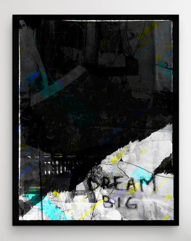 Original Street Art Abstract Collage by K D
