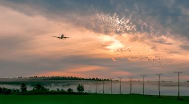 Print of Fine Art Airplane Photography by Anna Biletska