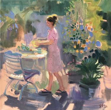 Original Garden Paintings by Katharina Valeeva