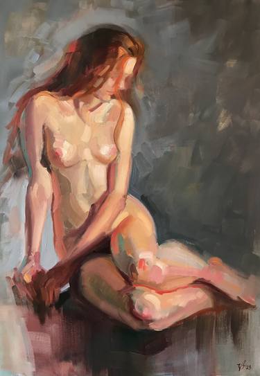 Original Nude Paintings by Katharina Valeeva