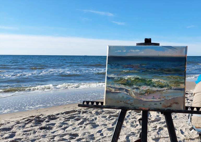 Original Realism Seascape Painting by Katharina Valeeva