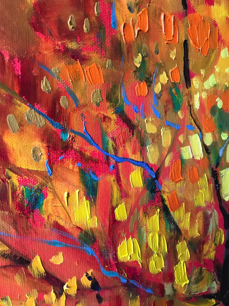 Original Abstract Expressionism Nature Painting by Katharina Valeeva