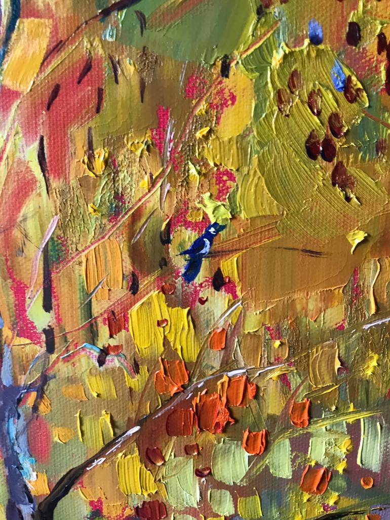 Original Abstract Expressionism Nature Painting by Katharina Valeeva