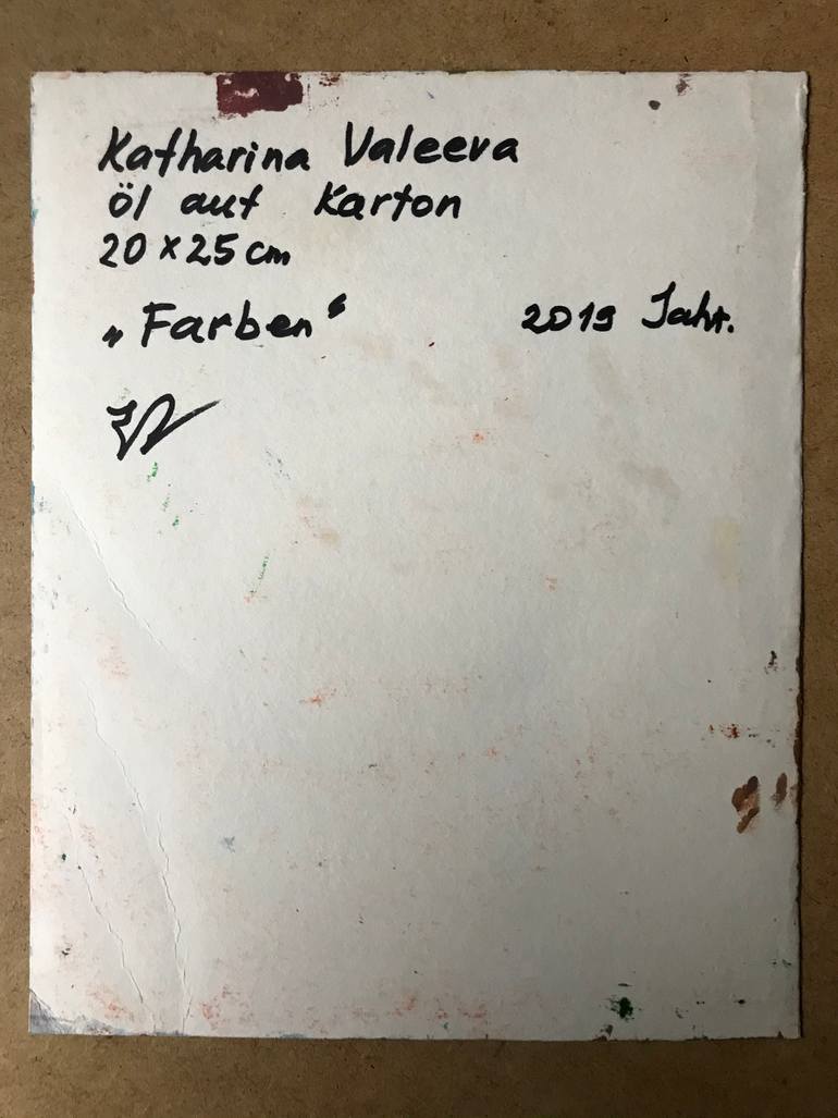 Original Expressionism Still Life Painting by Katharina Valeeva