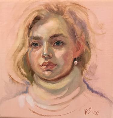 Original Fine Art Portrait Paintings by Katharina Valeeva