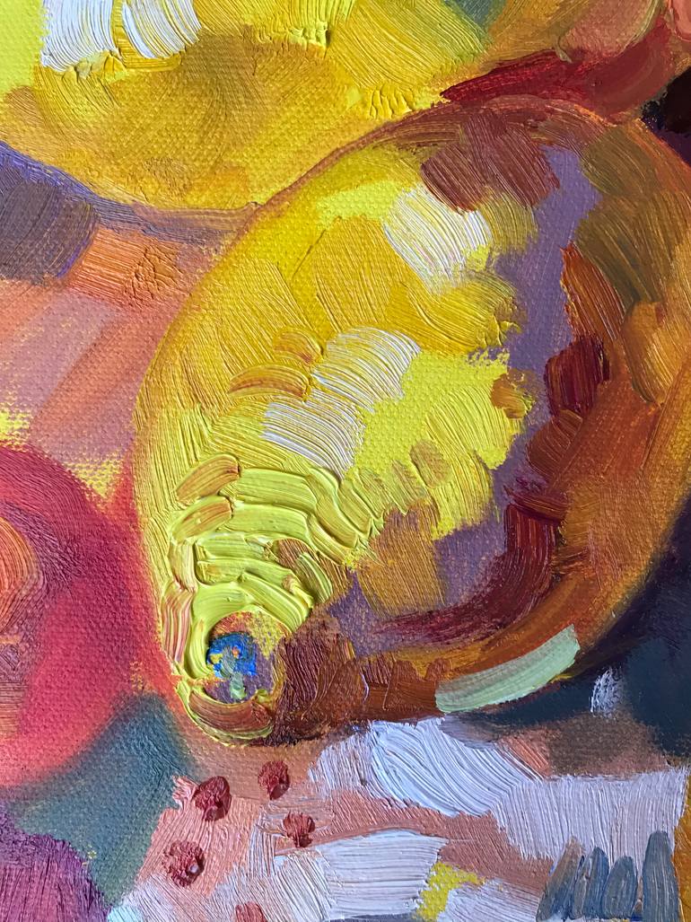 Original Expressionism Still Life Painting by Katharina Valeeva