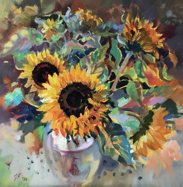 Print of Fine Art Floral Paintings by Katharina Valeeva