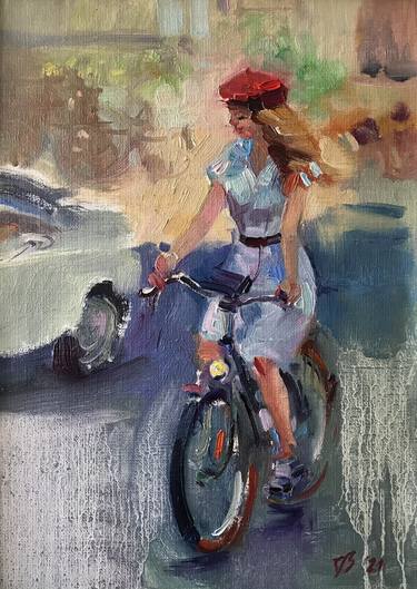 Print of Bicycle Paintings by Katharina Valeeva