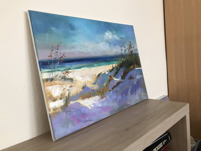 Original Fine Art Beach Painting by Katharina Valeeva