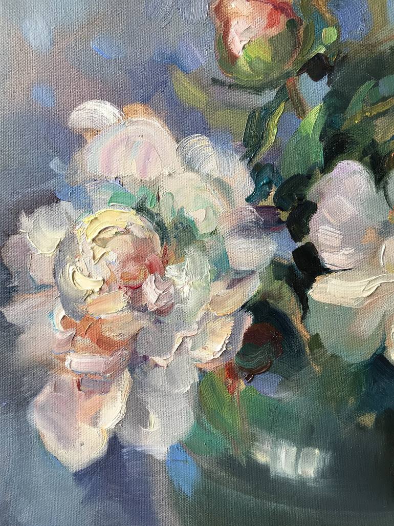 Original Fine Art Floral Painting by Katharina Valeeva