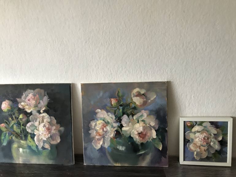 Original Fine Art Floral Painting by Katharina Valeeva