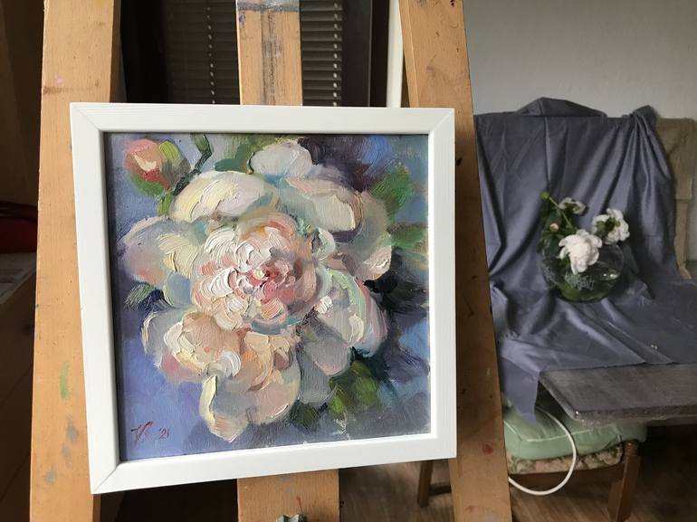 Original Fine Art Floral Painting by Katharina Valeeva