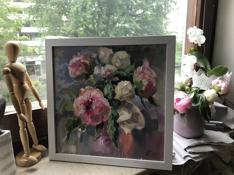 Original Fine Art Floral Painting by Katharina Valeeva