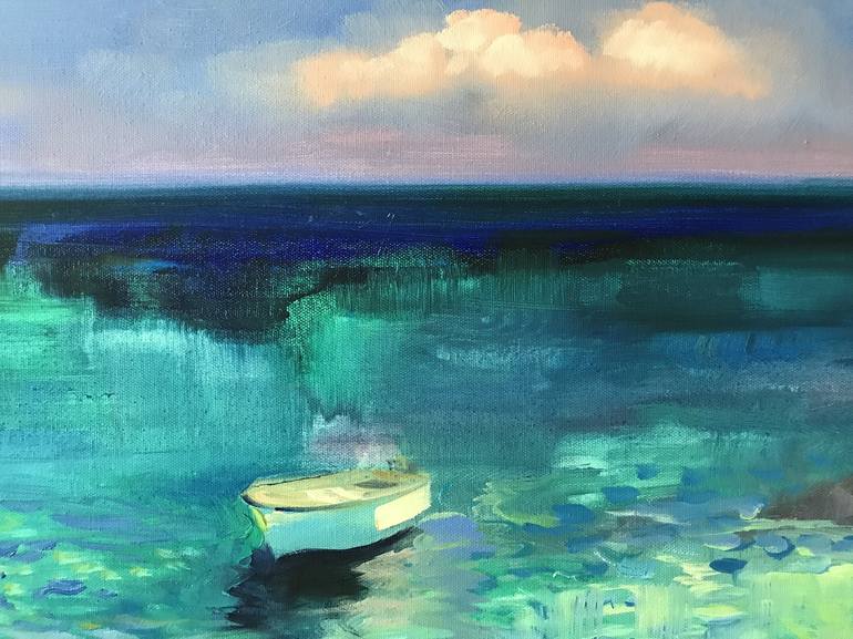 Original Fine Art Seascape Painting by Katharina Valeeva