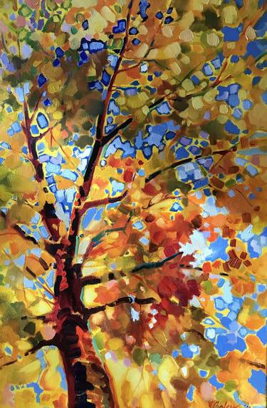 Print of Tree Paintings by Katharina Valeeva