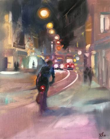 Print of Figurative Cities Paintings by Katharina Valeeva