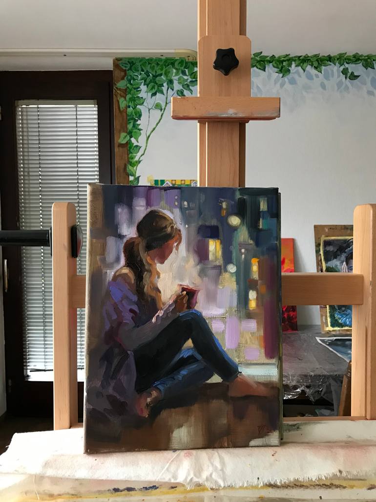 Original Figurative Women Painting by Katharina Valeeva