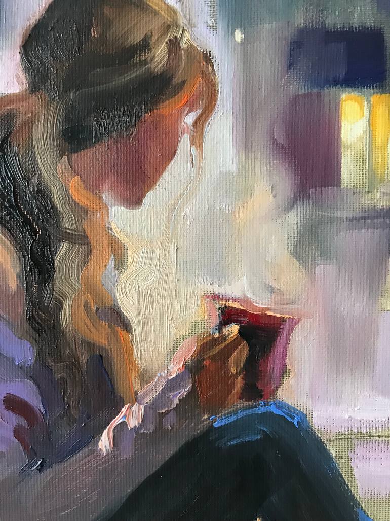 Original Figurative Women Painting by Katharina Valeeva