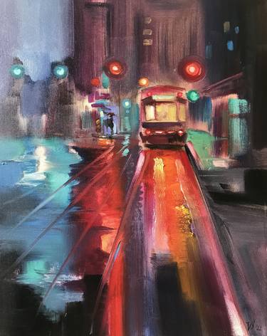 Print of Cities Paintings by Katharina Valeeva