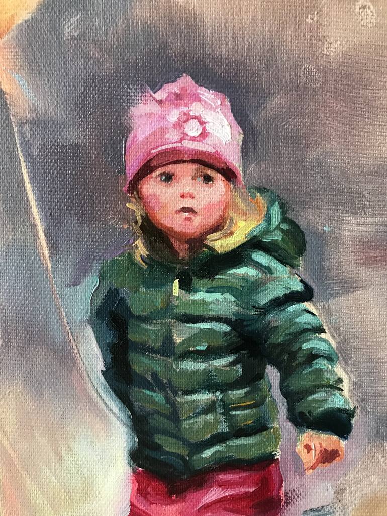 Original Kids Painting by Katharina Valeeva