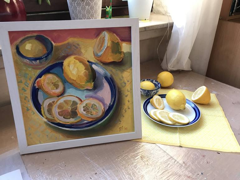 Original Food Painting by Katharina Valeeva