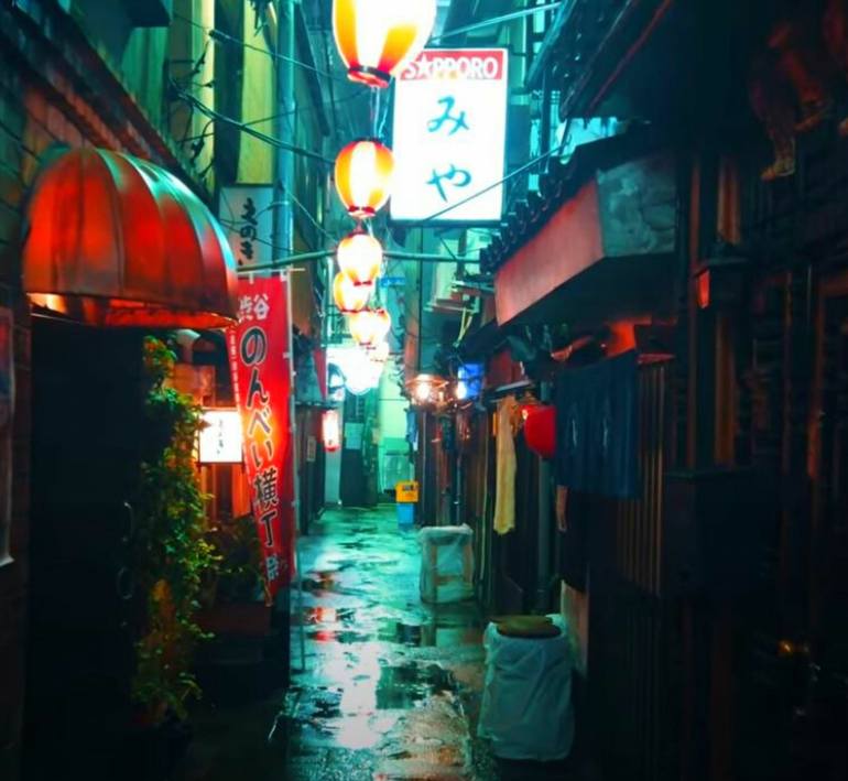 Opgive kompakt ophøre Tokyo Street with neon lights Photography by C E | Saatchi Art