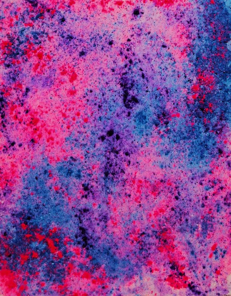 Purple Red and blue Abstract store Painting