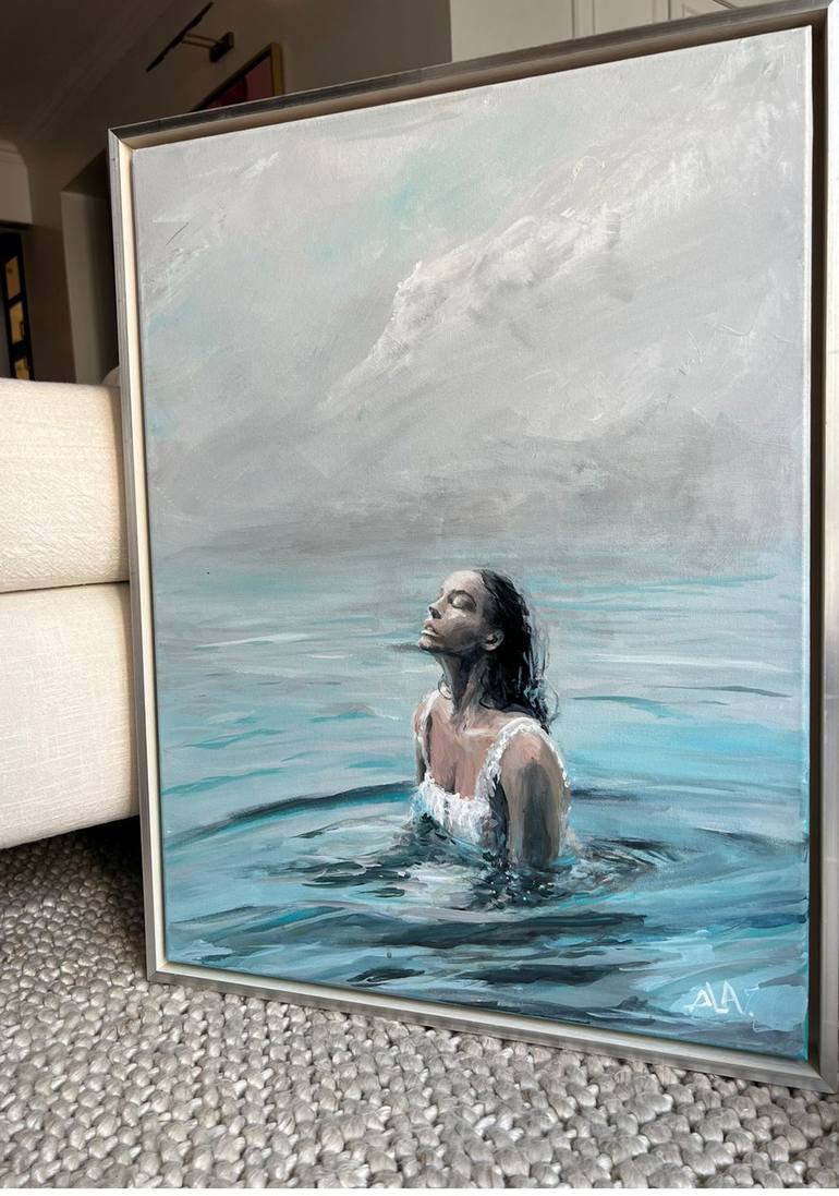 Original Water Painting by alina anon