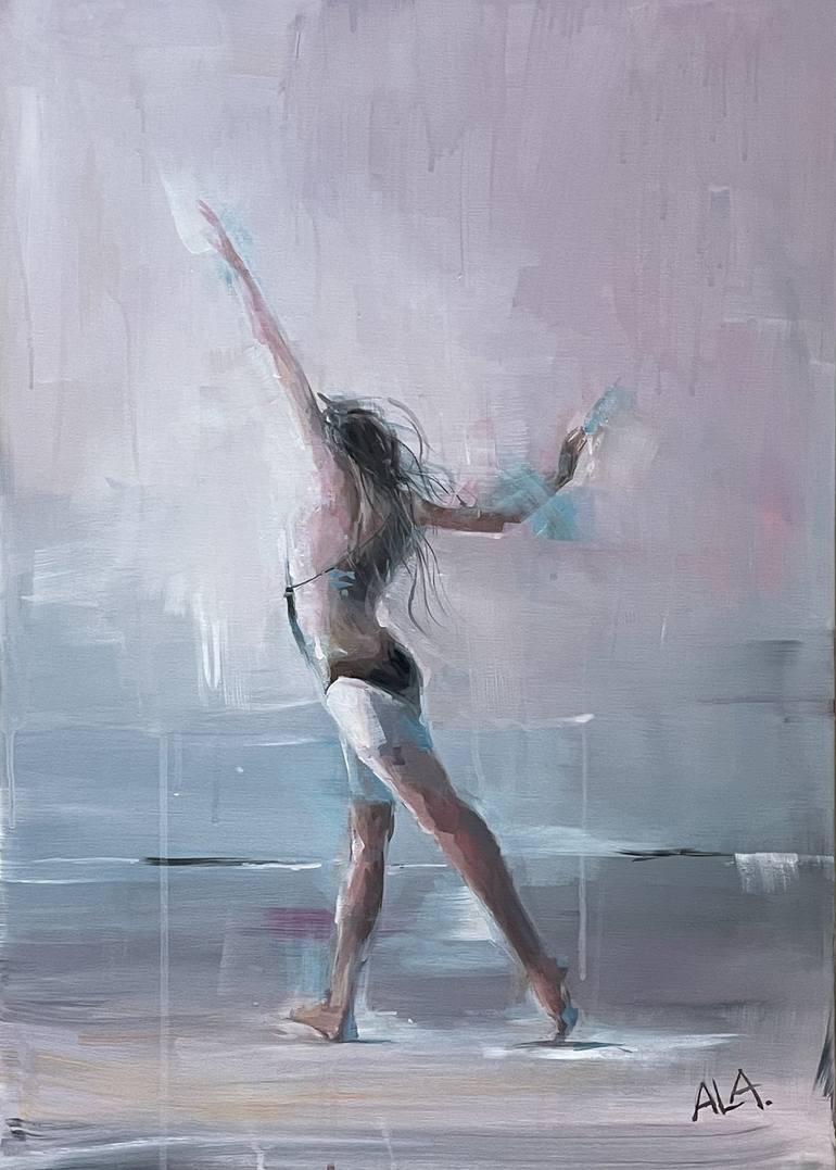 Dancing with my soul Painting by alina anon | Saatchi Art