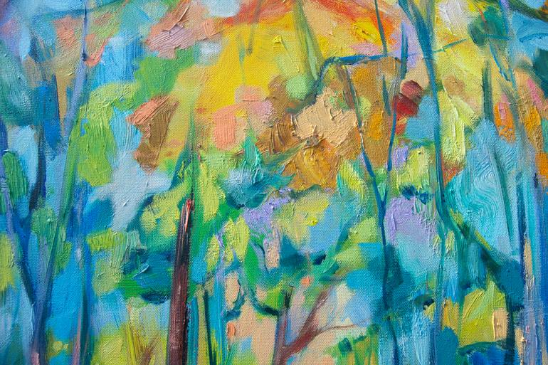 Original Impressionism Landscape Painting by Theresa Rykaczewski