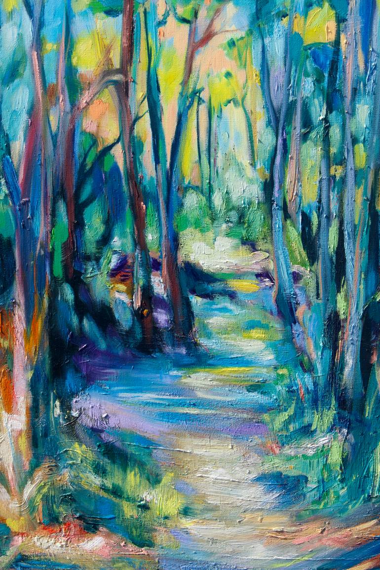 Original Impressionism Landscape Painting by Theresa Rykaczewski