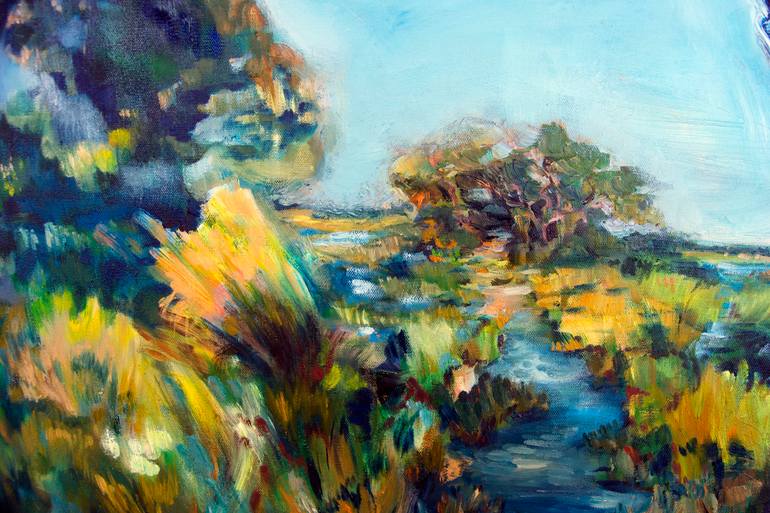 Original Abstract Landscape Painting by Theresa Rykaczewski