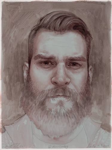 Original Portrait Painting by Ian Stone