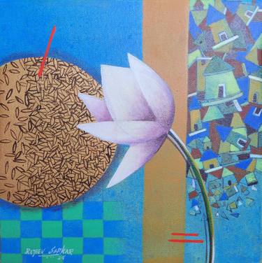 Original Abstract Paintings by Rajeev Sarkar