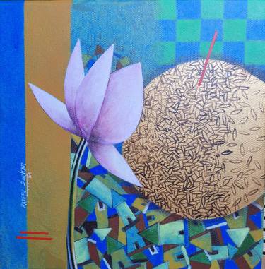 Original Floral Paintings by Rajeev Sarkar