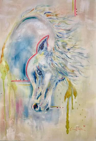 Print of Horse Paintings by Ana Bubolea