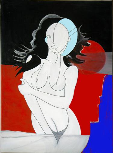 Original Abstract Women Paintings by Ezio Ranaldi