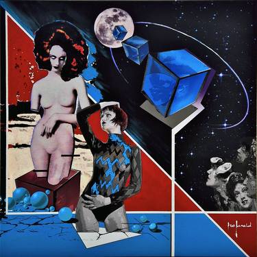 Original Contemporary Women Mixed Media by Ezio  Ranaldi