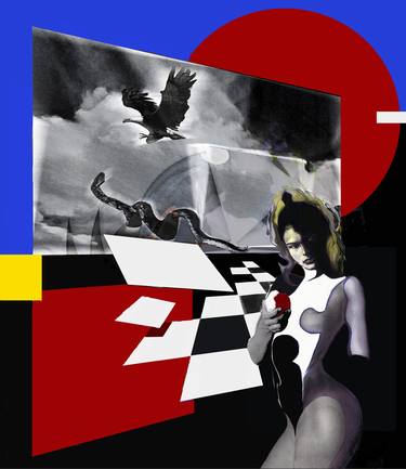 Original Expressionism Fantasy Paintings by Ezio  Ranaldi