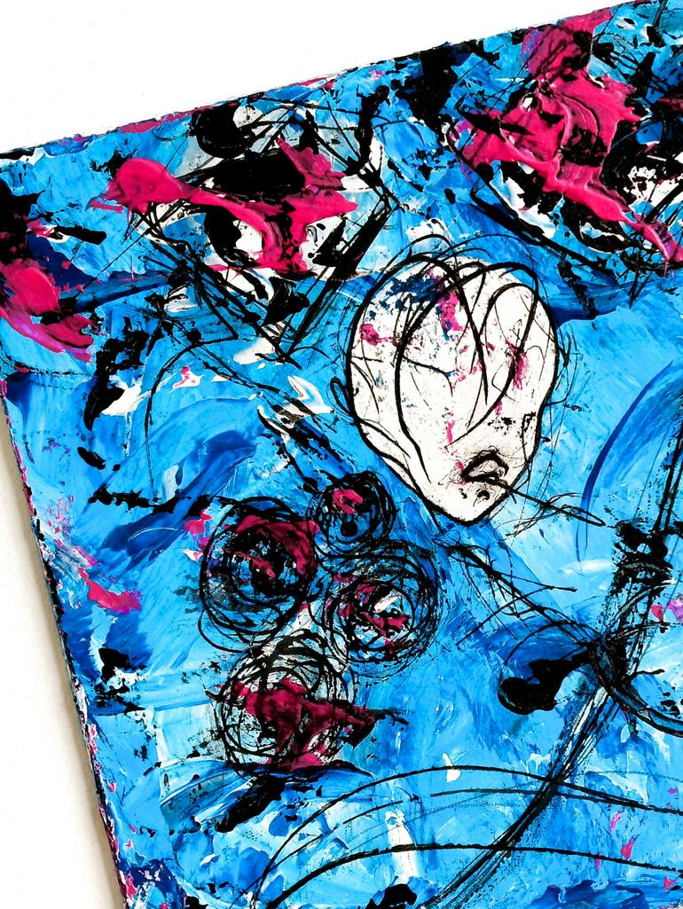 Original Portraiture Women Painting by Valerie Koval